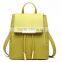 new style school shoulder bag for girls PU leather candy colors