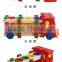Wooden Handcrafted Pretend Play Toys Hammer Knock Ball Wooden Truck Toy