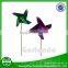 mini wood windmill party food decoration picks