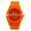 Silicone wrist watches japan quartz movement for kids factory watch