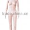 Ecru female Plastic models lifelike beautiful make up face big chest skin color rotatable mannequins for window display