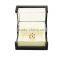 Elegant Wood Acrylic Jewellery Packaging Box with glass pvc for Display