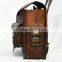 Real Goat Leather Vintage Messenger Shoulder Cross Body Bag Unisex Vintage Leather Bag Laptop Bag