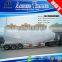 3 axle 55 cbm bulk cement tanker semi trailer for sale