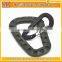 Yukai Simple carabineer plastic D hooks for keychain