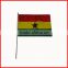 hand waving flag,country flag,14*21cm Ghana flag