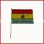 hand waving flag,country flag,14*21cm Ghana flag