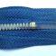 4# metal brass zipper close end zipper with brass 4 YG slider brass bottom stop jeans zipper