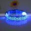 2016 Fashional pet collars Leopard Print collar Flashing Led Dog Collars