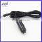 Car cigarette lighter plug to DC plug with cable