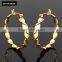 China Wholesale Market Stainless Steel Hoops Thread Earrings Frame