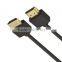 Black Slim HDMI cable 1.4 2.0v with ethernet