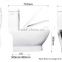 Dennis 2086 White Color One Piece Vitreous China Toilets
