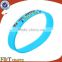 souvenir gift merry christmas celebration glow in the dark silicone bracelet for children