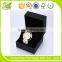 black customized logo pu leather watch box