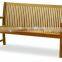 Outdoor Teak wood benches for pool beach