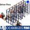 High Durability Jracking Q345 Warehouse Drive In Rack For Sale