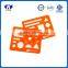 2016 OEM accept promtional plastic template ruler for students