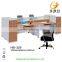 Comfortable wooden type dividers office standing desk