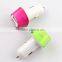 USB Car Charger for almost all degital devices dual usb port total output 5V 4.8A(2 ports share)