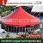 High Peak Hexagonal Tent with Glass Wall/ABS Wall/Wooden Floor
