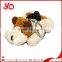 Customized stuffed soft plush keychain, cute plush animal toy keychain
