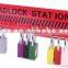 combination padlock station portable lockout station