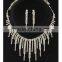 Factory Trade Assurance fashion stone necklace and earring set
