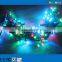 2016 new rgb color changing led christmas curtains lights 24v 100 led