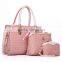 Alibaba waterproof 4pcs in 1 Set Tote Women Handbag