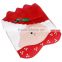 Wholesale oem available christmas home decoration spandex ruffled chair cover