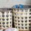 9 hand woven - pastoral style - solid - wooden dirty clothes basket - storage barrel - dirty clothes barrel - storage basket