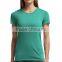 Custom soft blank t-shirt women short sleeve slim fit t shirts