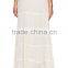 2016 latest skirt design pictures, long skirts fashion 2016 100% cotton plain colour long skirts with smocked embroidered waist