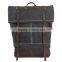 Trendy eminent waxed canvas 15inch laptop travel backpack laptop rucksack wholesale laptop backpack bag from guangzhou supplier