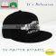 100%cotton 3D embroidery or print plain snapback hat