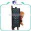 Kids trolley school backpacks with wheels for girls