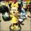 Custom outdoor landscape sculpture FRP cartoon Mitch Mini painting exhibition decorative sculpture