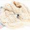 Unisex Winter Warm Knitted Thicken Hollow Out Neckerchief Knit Infinity Scarf