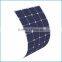 Semi flexible 100W American sun power panel solar for boats, caravans, launch & mobile homes used with CE certified