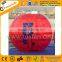 1.0m diameter half red inflatable body zorb ball with logo printing TB081