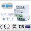 China supplier 240V/415V 4 pole miniature circuit breaker