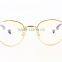 GB103 Simple vintage style round golden metal frame reading glasses
