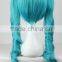 Women's Green Fashion Vocaloid-Miku Cosplay Anime Wig with two ponytails N455