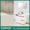 MDF Red Glass Basin Bathroom Vanity for Girl Room