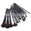 18 PCS Professional Makeup Brush Set Make up Sets Tools with leather case
