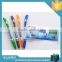 Popular useful cheap multi color plastic ballpoint pen