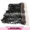 Deep curly hair remy lace front closure with baby hair, 13x2 lace closure