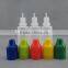 Soft PE e cigarette dropper bottle 10ml with child safety cap