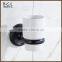 16038 wholesale china factory 2016 new zinc alloy tumbler holder black bathroom accessories